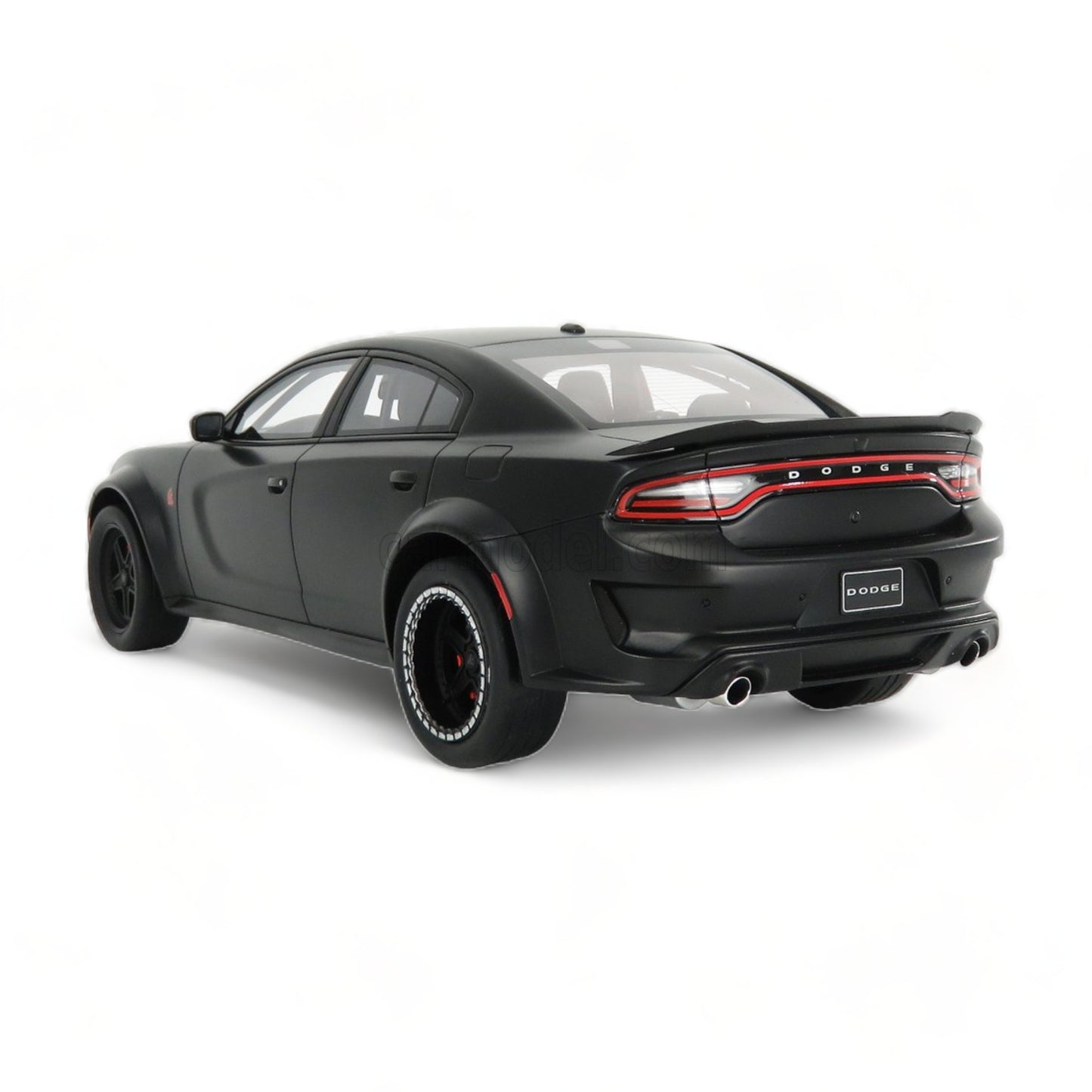 1/18 Diecast Dodge Charger SRT Hellcat Wide Body Black GT Spirit Model Car