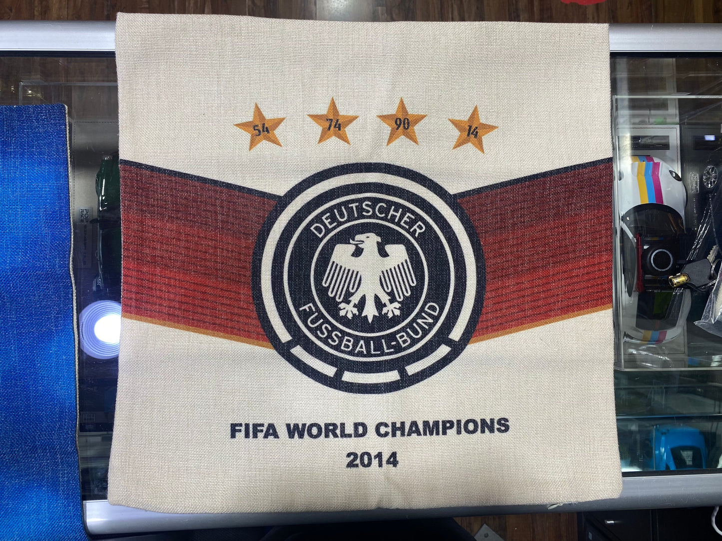 CUSHION COVER German Flag "fifa world champion 2014" 45 x 45
