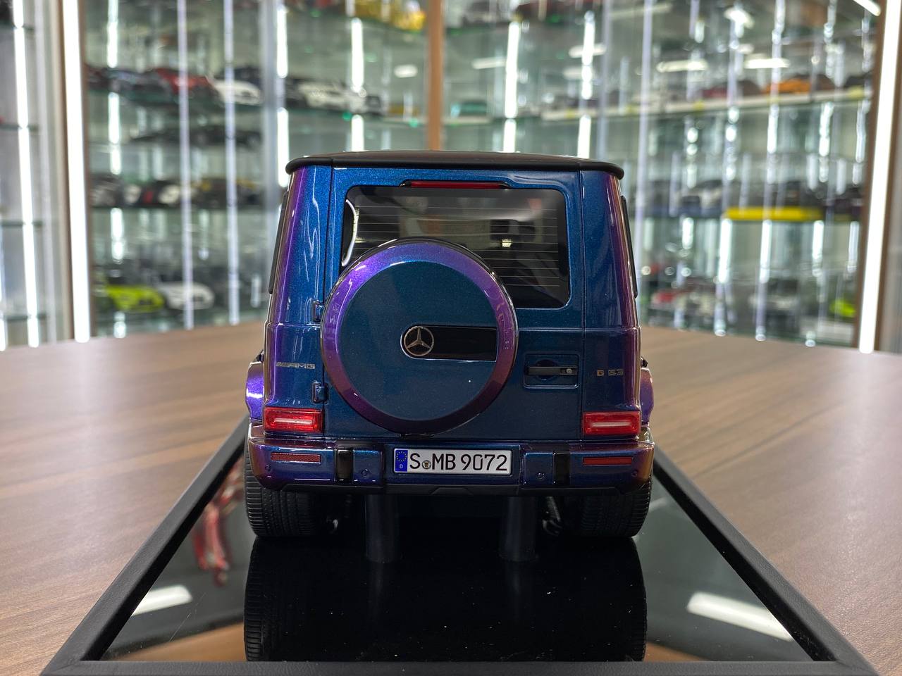 1:18 Resin Mercedes-Benz AMG G63 2019  – Desert Yellow | MOTORHELIX (Limited 66 pcs – Dubai Collectors)