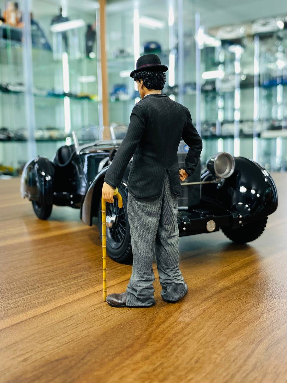 1/18 Scale Figure (Hand Made / Painted) Charlie Chaplin