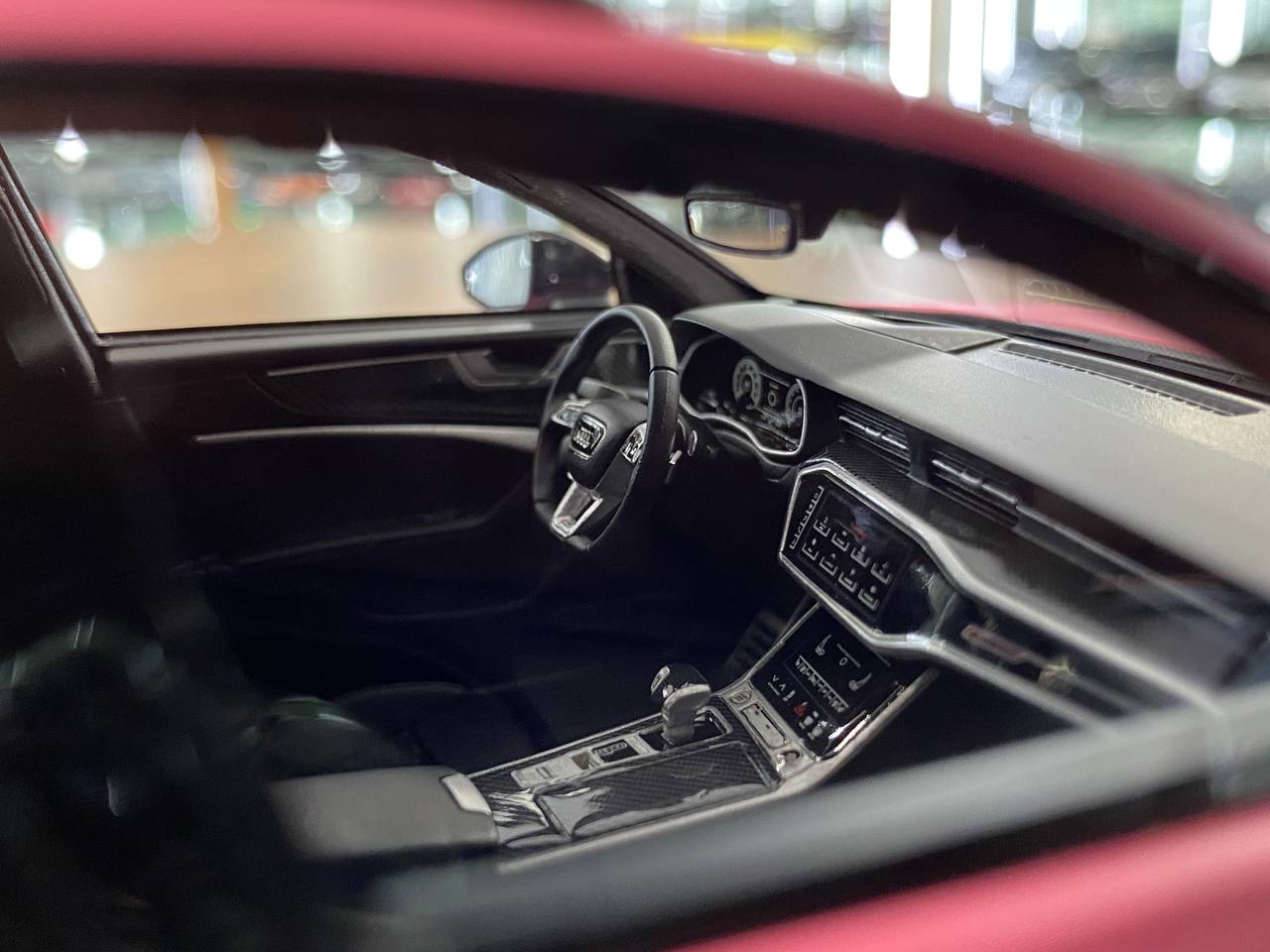 🚨1:18 Resin Model Audi RS6 Avant – Pearl Pink Semi Gloss | Motorhelix (Limited 99 pcs)