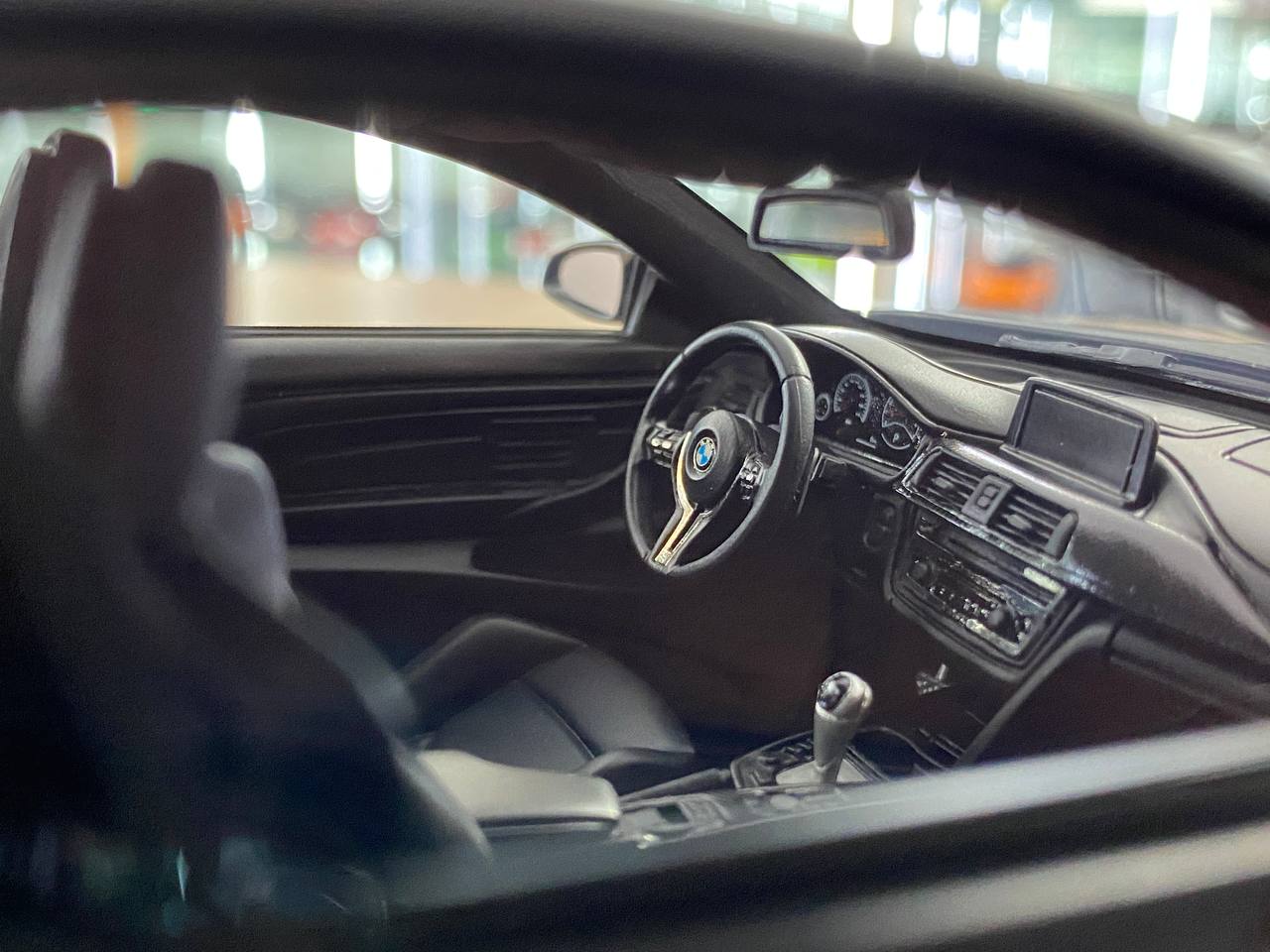 🚨1:18 Resin Model BMW M4 Liberty Walk by Autobarn – Matt Black limited 55 pcs