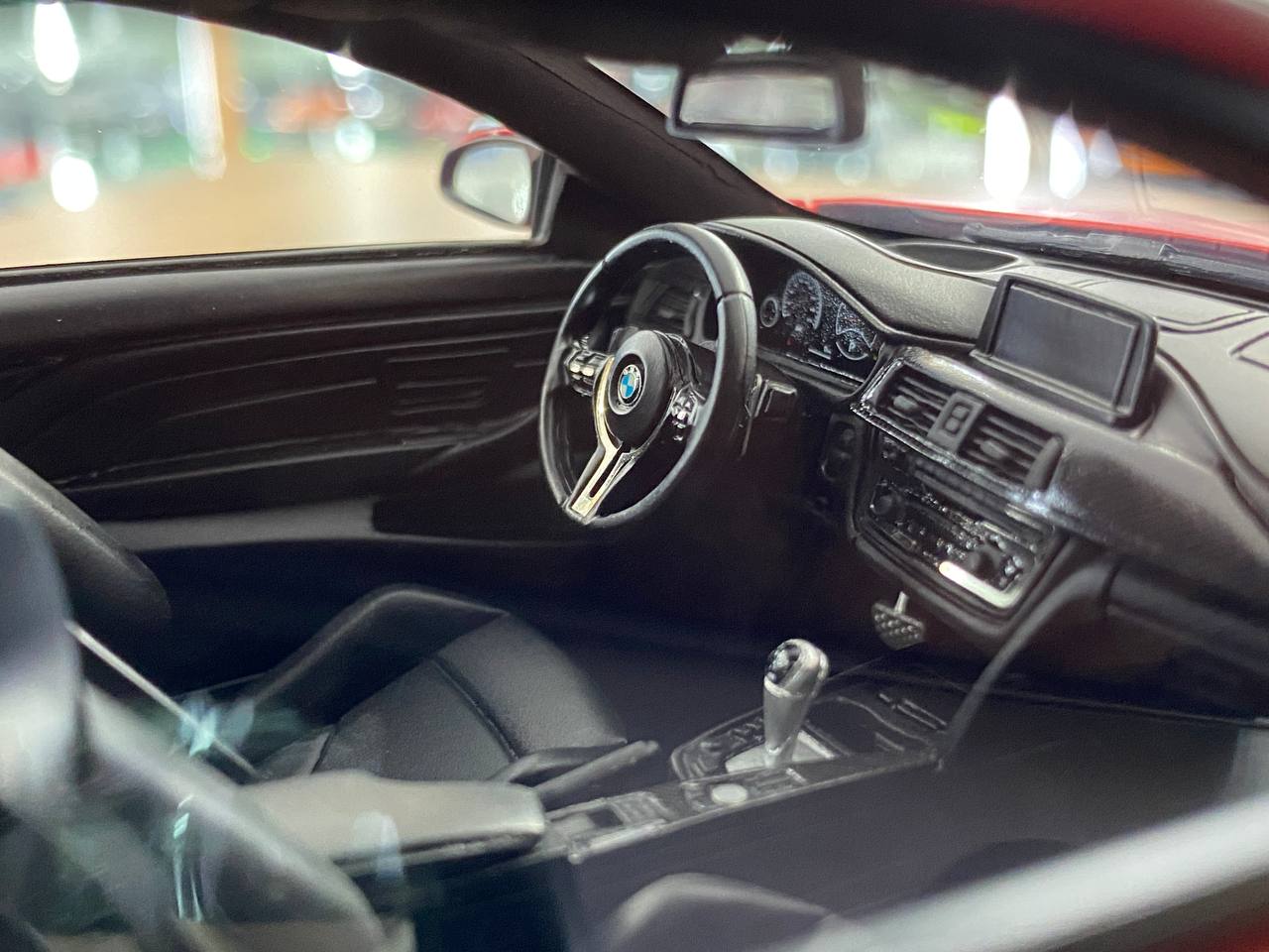 🚨1:18 Resin Model BMW M4 Liberty Walk by AutoBarn – Matt Red Supreme Limited 55 pcs