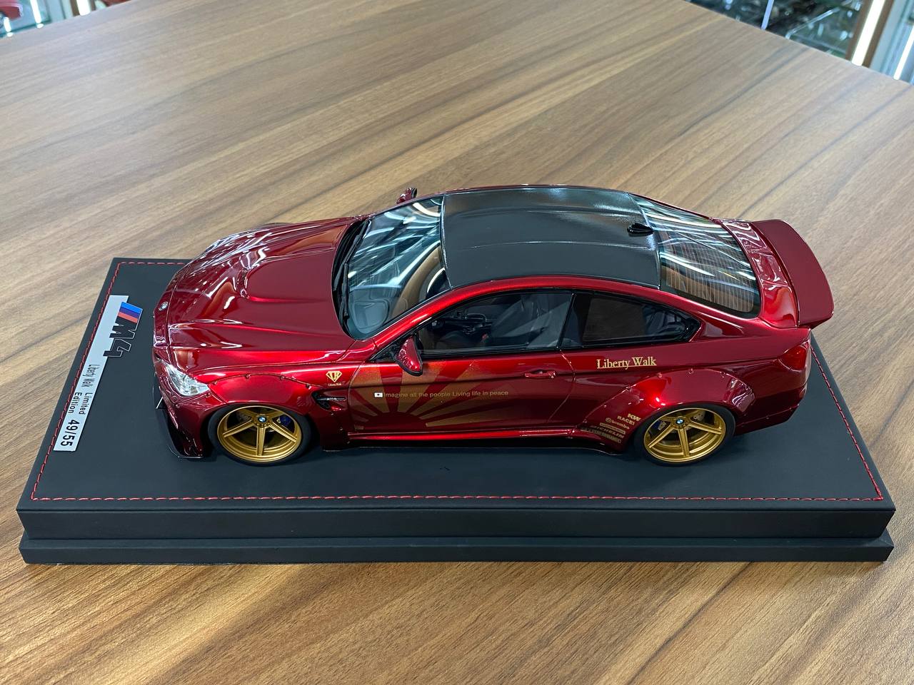 1:18 Resin Model AutoBarn BMW M4 Liberty Walk – Red | Limited 55 pcs