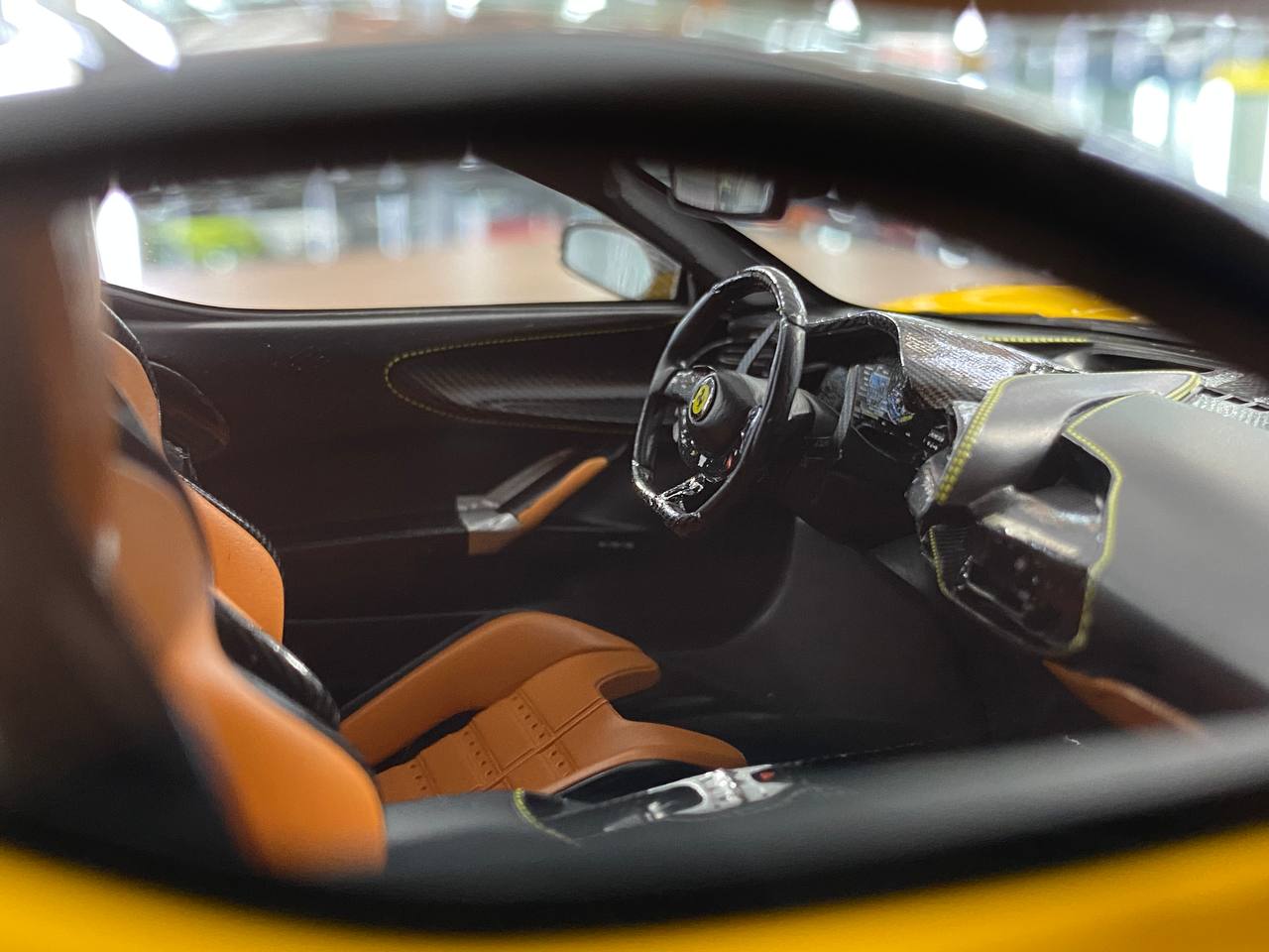 🚨1:18 Resin Model IVY Merit Models Ferrari SF90 Stradale – Gallo Modena Yellow (Limited 66 pcs)