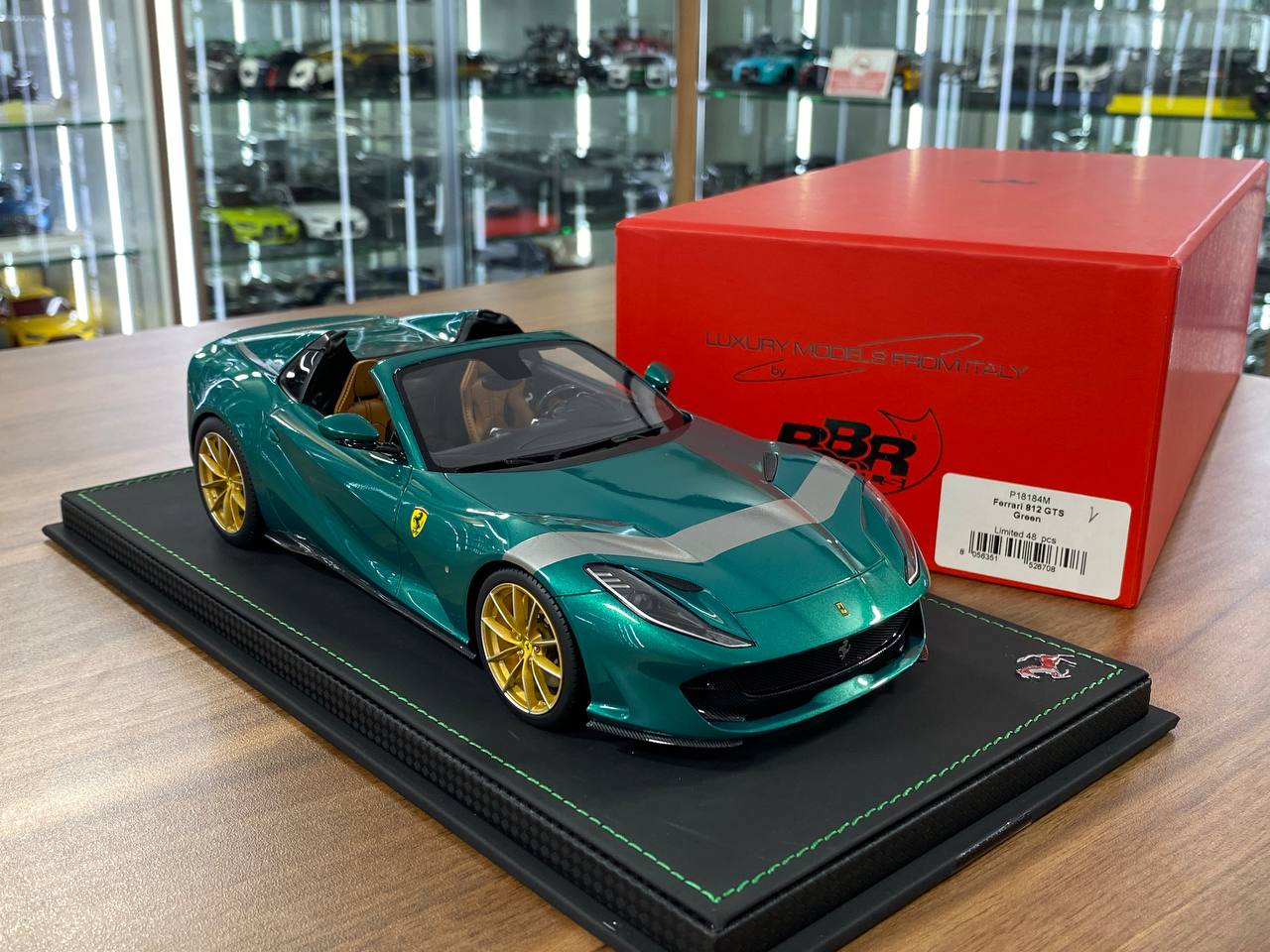 1:18 Resin Model BBR Collection Model Ferrari 812 GTS – Green (Limited 48 pcs – Dubai Collectors)