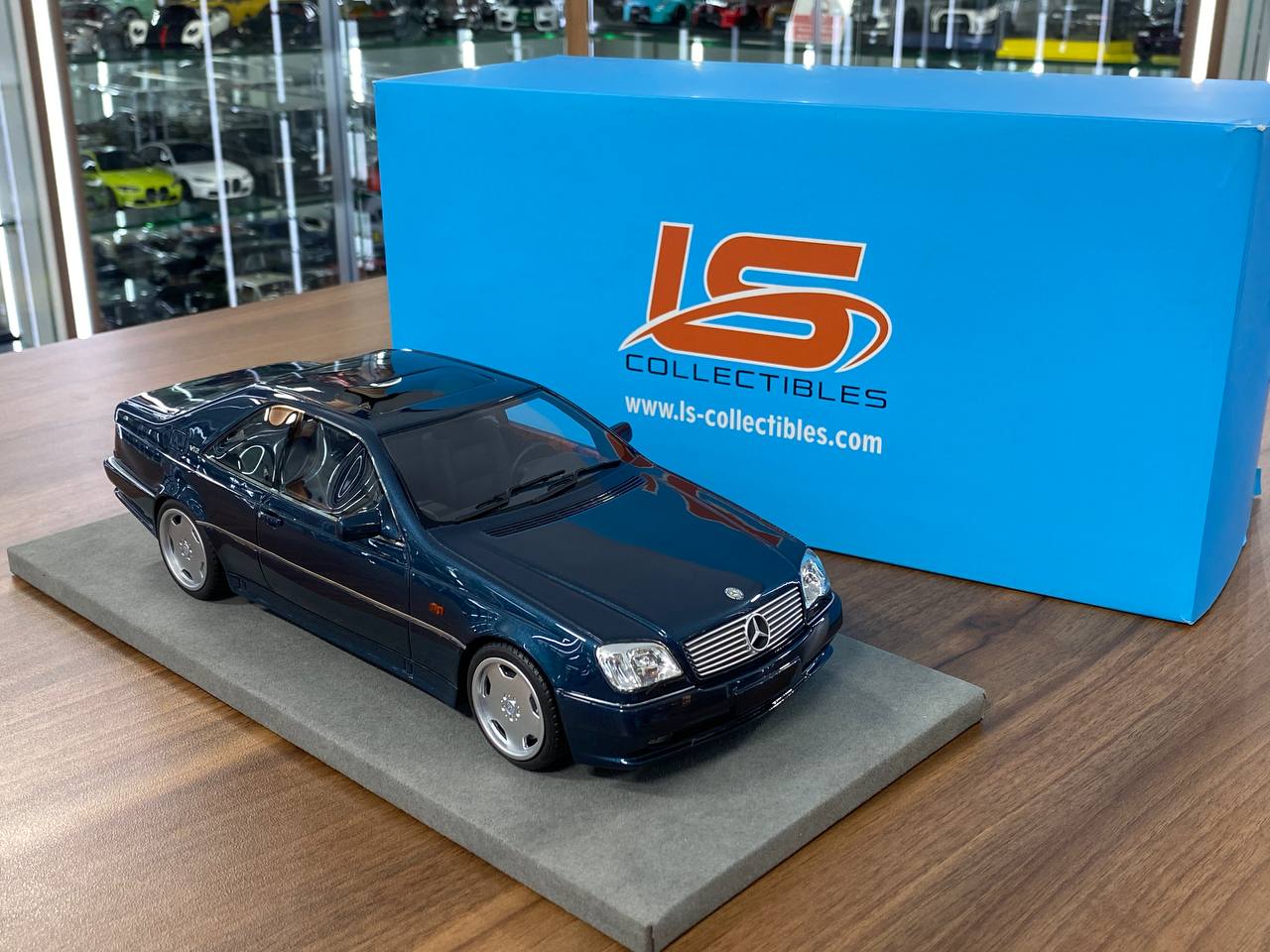 1:18 Resin Model LS Collectibles Mercedes Benz CL 600 7.0 Coupe – Dark Blue (Limited 250 pcs – Dubai Collectors)