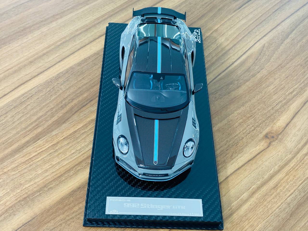 VIP Model Porsche 992 Stinger GTR Resin Model - Grey | 1/18 Scale