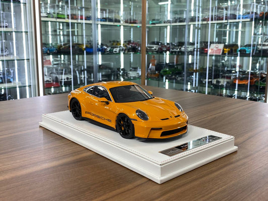 1/18 Resin Porsche 911 S/T (992) by Ivy Models in Orange/ Black – Limited 20 pcs