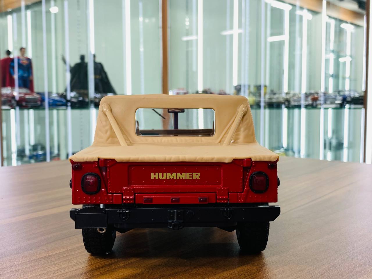 Exoto ThunderTrac 1995 AM General Humvee Hummer H1 Soft Top Diecast - Red | 1/18 Scale