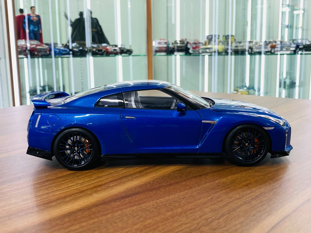 1/18 Diecast - MotorHelix Nissan GT-R R35 50th Anniversary in Wangan Blue, Limited to 1199 Pieces