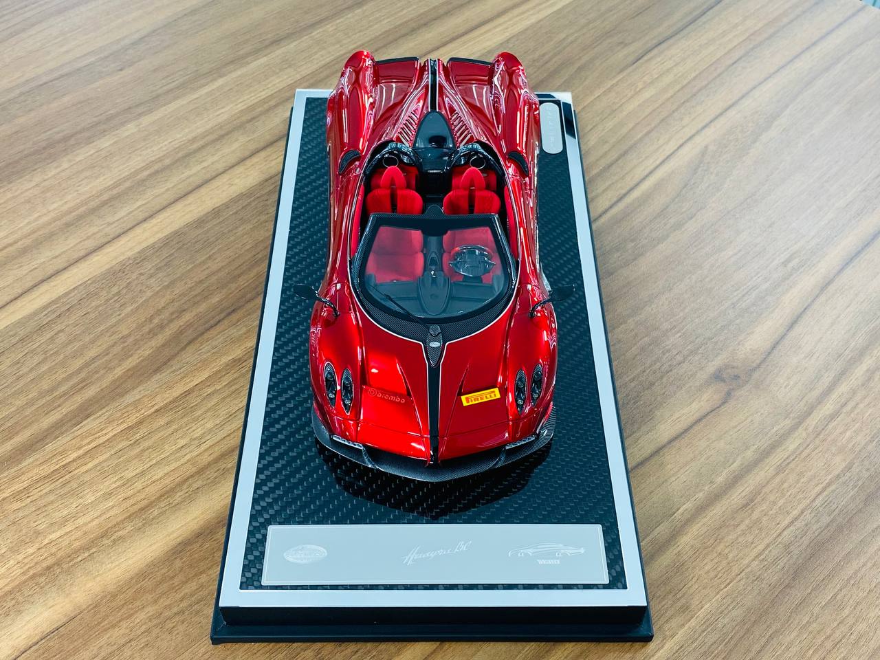 1/18 Resin Model - YY Model Pagani Huayra R BC in Red, Limited to 30 Pcs
