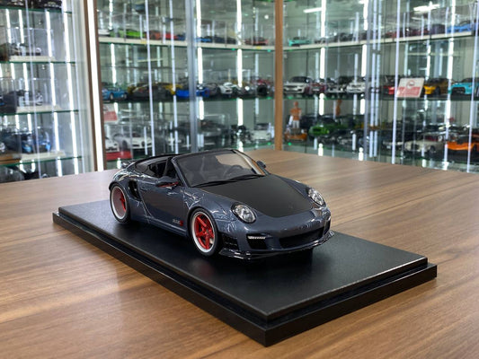 1/18 Resin Porsche 911 (997) Convertible LB-Works LBWK SEMA Show 2016 GT Spirit Grey – Limited 999pcs