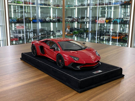 1/18 Resin Lamborghini Aventador LP750-4 Superveloce Rosso Bia – MR Collection Limited 199 pcs