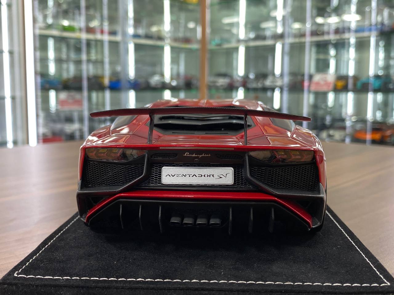 1/18 Resin Lamborghini Aventador LP750-4 Superveloce Rosso Bia – MR Collection Limited 199 pcs