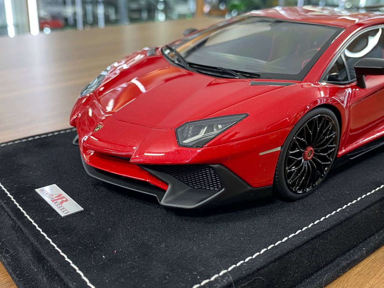 1/18 Resin Lamborghini Aventador LP750-4 Superveloce Rosso Bia – MR Collection Limited 199 pcs