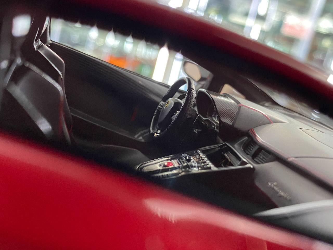 1/18 Resin Lamborghini Aventador LP750-4 Superveloce Rosso Bia – MR Collection Limited 199 pcs