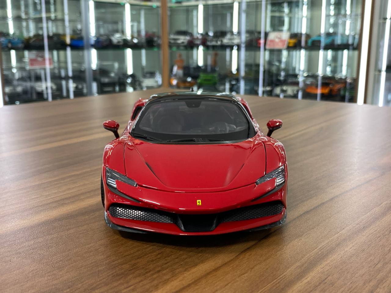1/18 Diecast Ferrari SF90 Stradale Red Bburago Scale Model Car