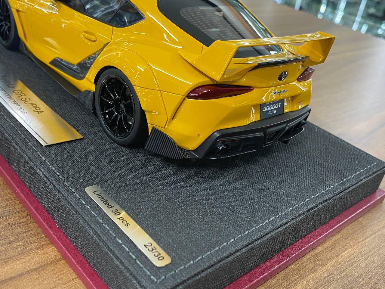 1/18 Resin Toyota Supra GR MK5 TRD 3000GT Concept 2019 – Make Up Lightning Yellow