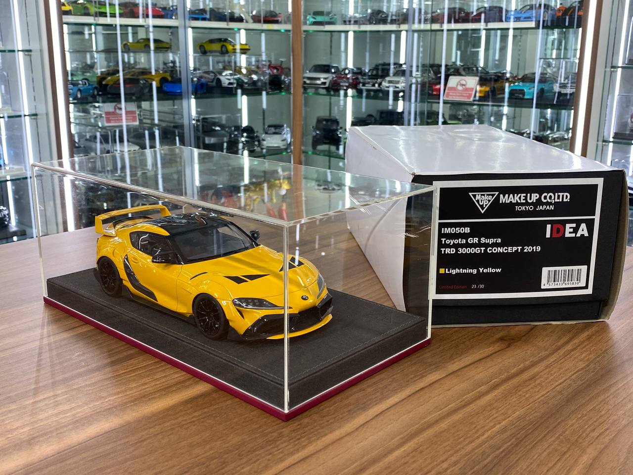 1/18 Resin Toyota Supra GR MK5 TRD 3000GT Concept 2019 – Make Up Lightning Yellow