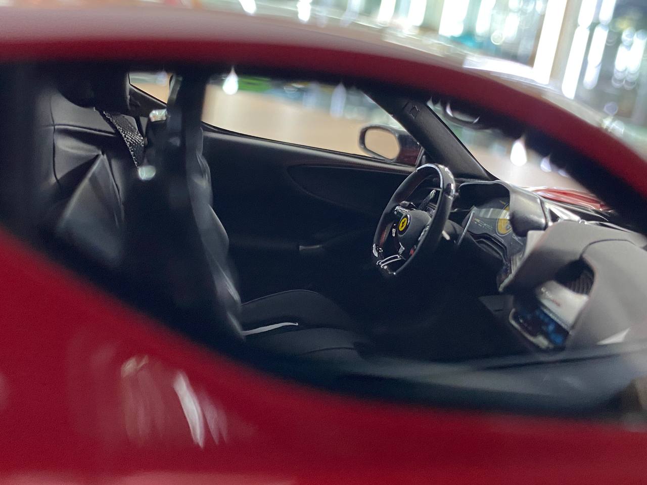 1/18 Resin Ferrari SF90 Stradale Novitec – Davis & Giovanni Rosso Corsa with Black Rims Limited 20 pcs