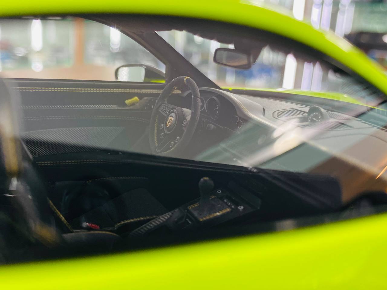 1/18 Resin Model - FuelMe Models Porsche 911 GT3 RS in Acid Green, Limited to 20 Pcs