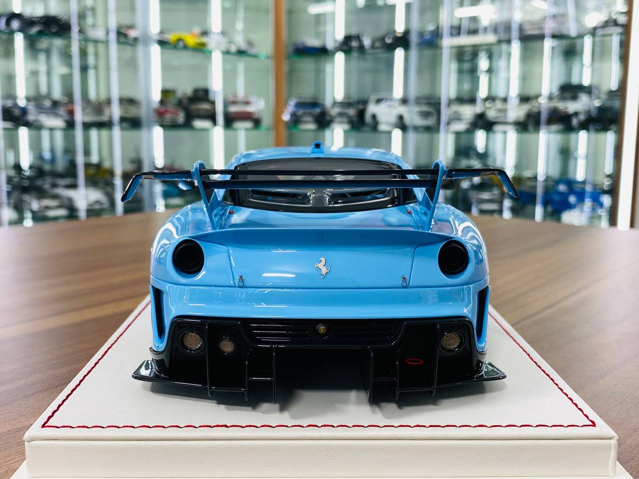 1/18 Resin Model Davis & Giovanni Ferrari 599XX EVO Baby Blue