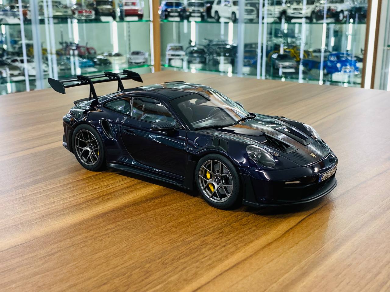 1/18 Diecast - Norev Porsche 911 (992) GT3 RS Weissach Package (2022) in PTS Viola Metallic, Limited to 504 Pieces