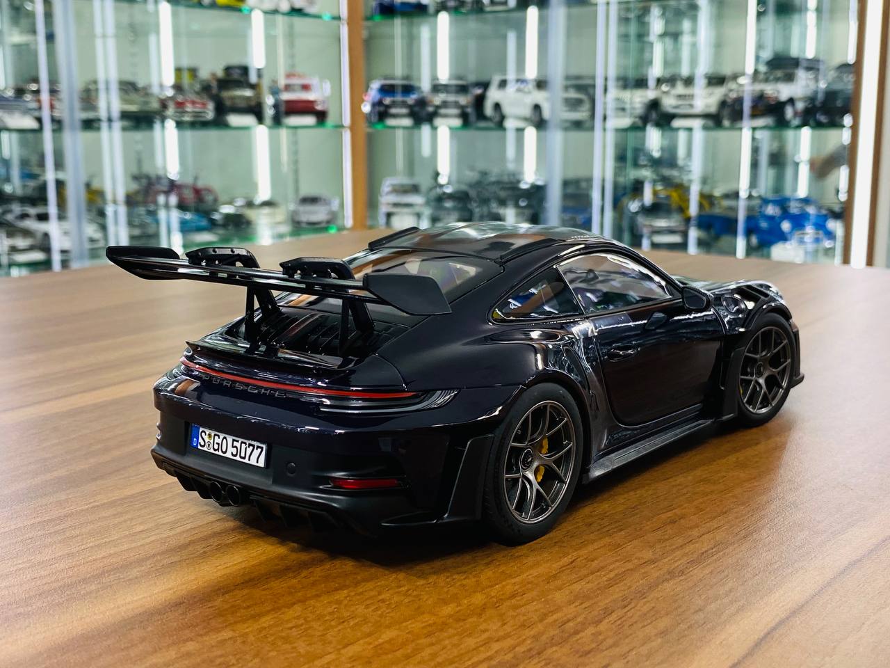 1/18 Diecast - Norev Porsche 911 (992) GT3 RS Weissach Package (2022) in PTS Viola Metallic, Limited to 504 Pieces