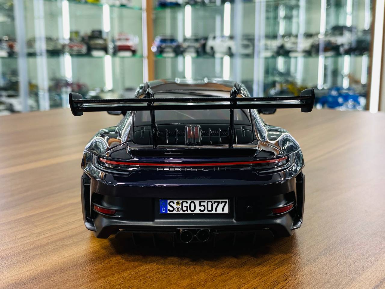 1/18 Diecast - Norev Porsche 911 (992) GT3 RS Weissach Package (2022) in PTS Viola Metallic, Limited to 504 Pieces