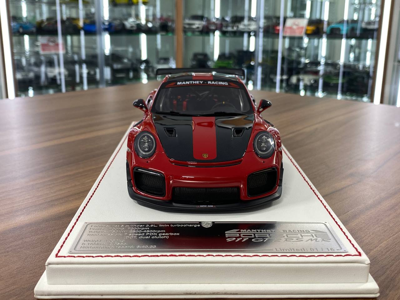1/18 Resin Porsche 911 GT2 RS MR – Davis & Giovanni Guards Red Limited 16 pcs