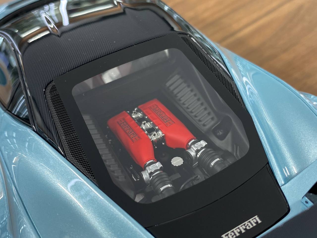 1/18 Resin Ferrari 458 GT LB Works – Davis & Giovanni AZZURRO THETYS with Carbon Roof Limited 8 pcs