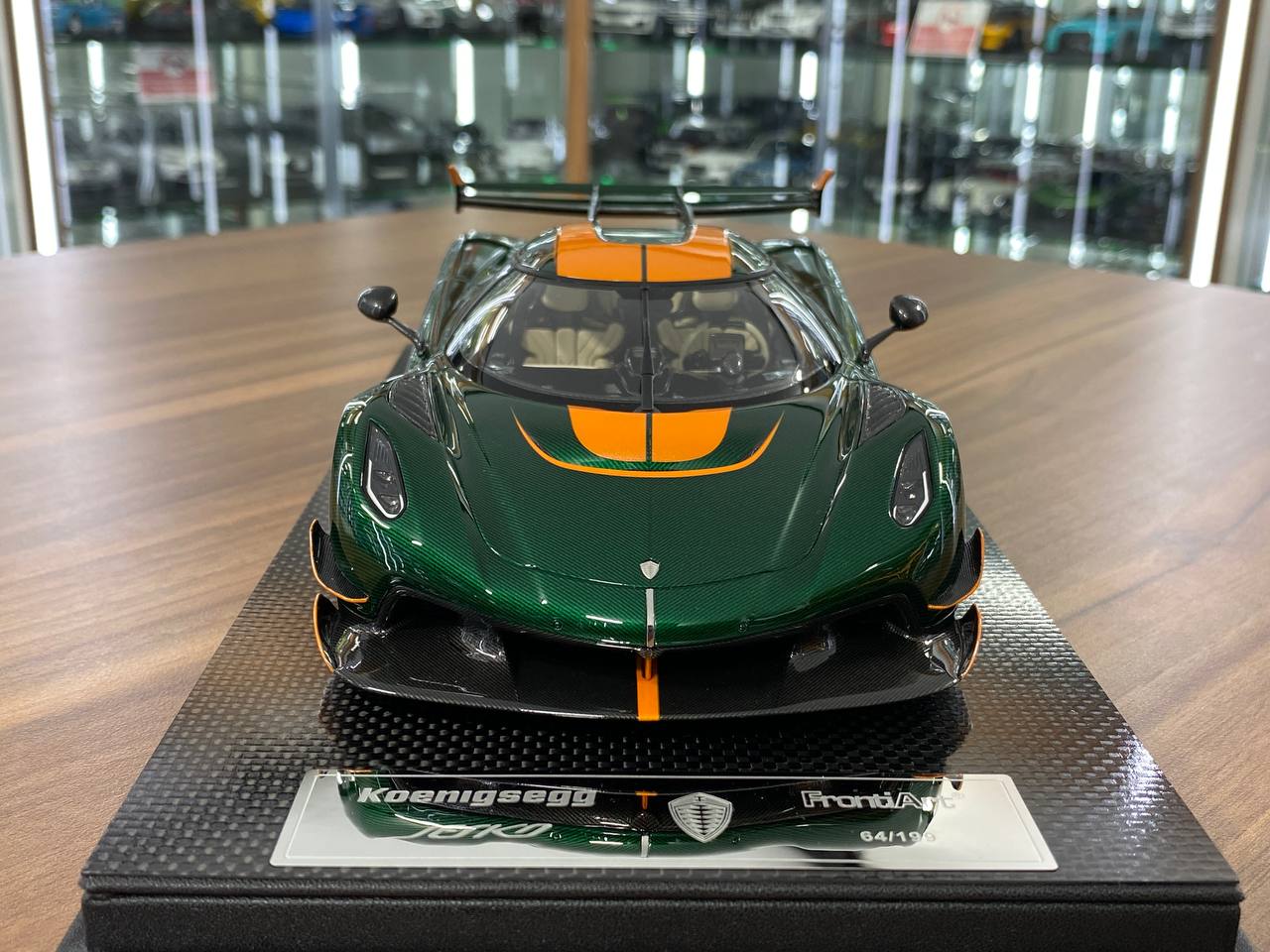1/18 Resin Koenigsegg Jesko – FrontiArt Green Tinted Carbon - Limited 199 pcs