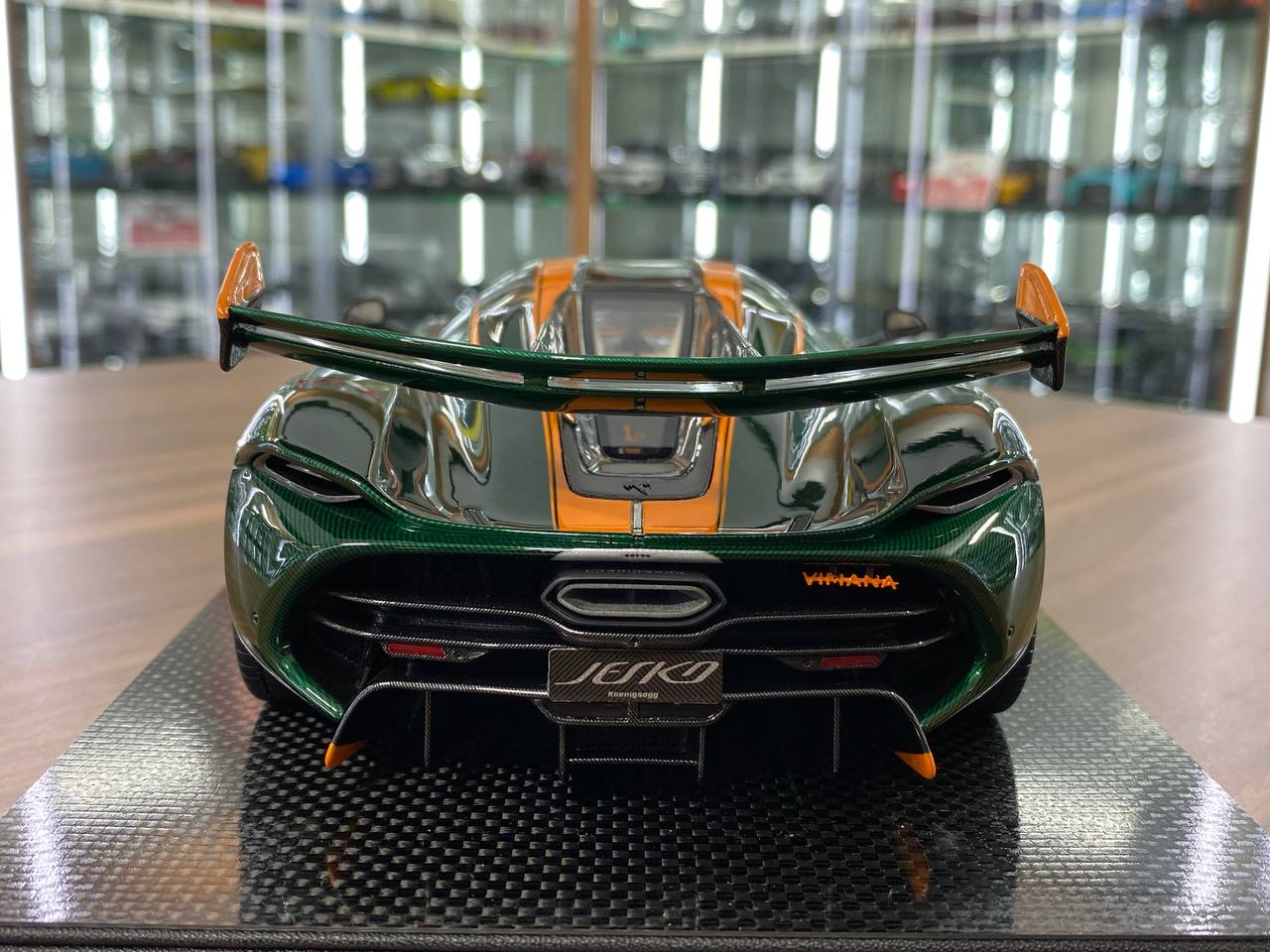 1/18 Resin Koenigsegg Jesko – FrontiArt Green Tinted Carbon - Limited 199 pcs