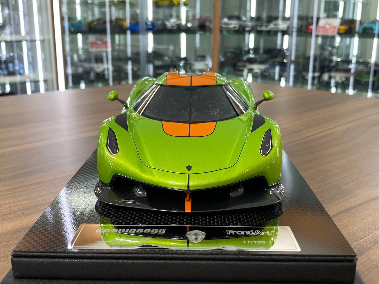 1/18 Resin Koenigsegg Jesko – FrontiArt Jesko Green Limited 100 pcs