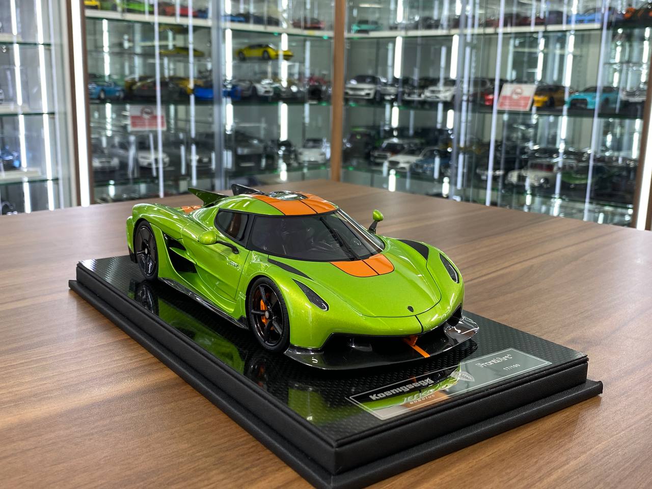 1/18 Resin Koenigsegg Jesko – FrontiArt Jesko Green Limited 100 pcs