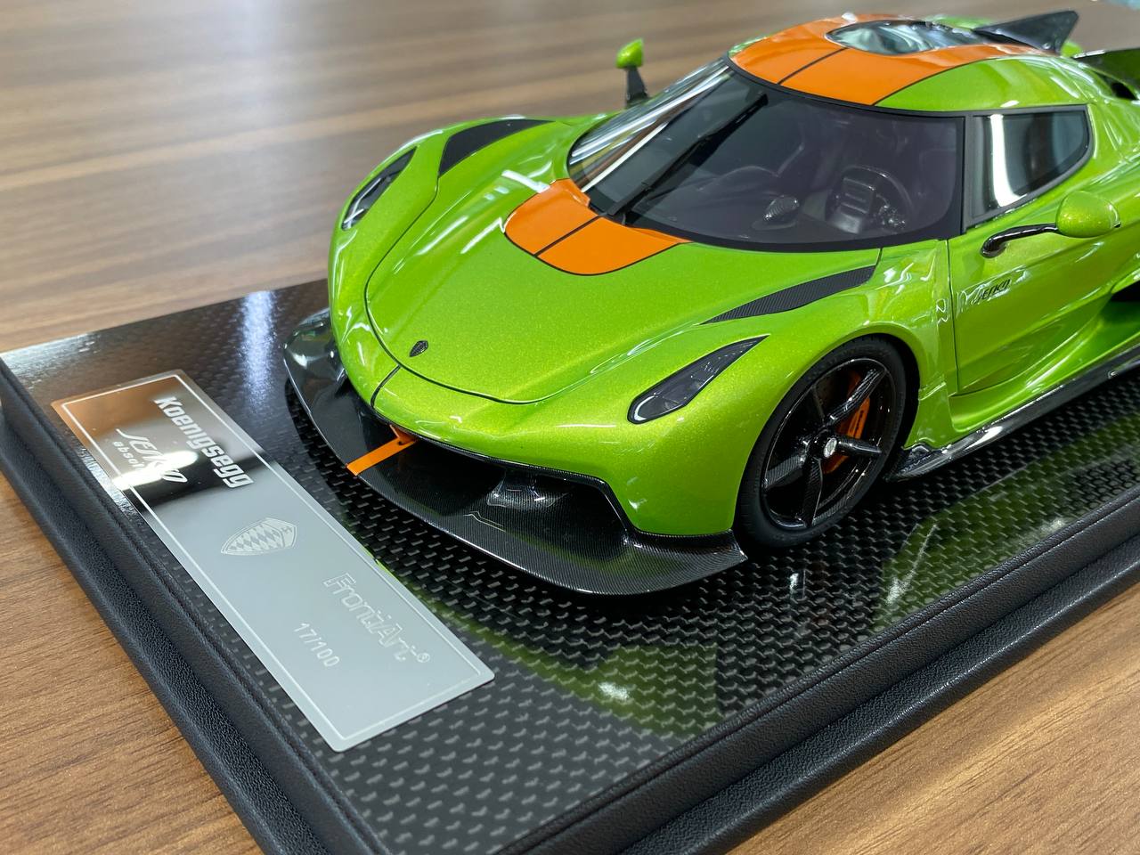 1/18 Resin Koenigsegg Jesko – FrontiArt Jesko Green Limited 100 pcs