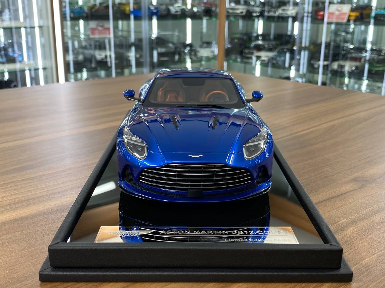 1/18 Resin Aston Martin DB12 Coupe – MotorHelix Ion Blue Limited 99