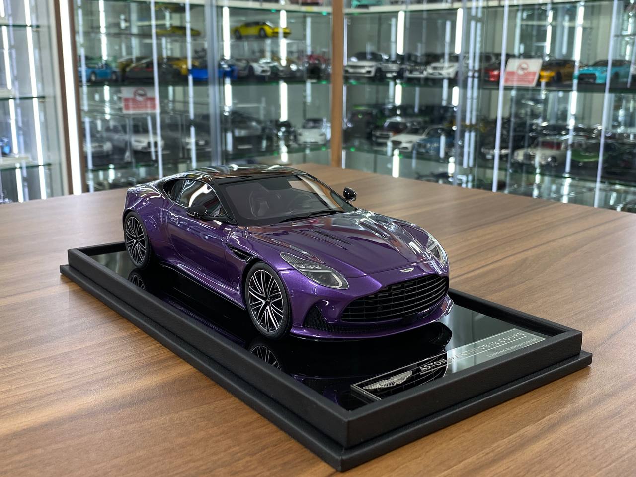 1/18 Resin Aston Martin DB12 Coupe – MotorHelix Digital Violet - Limited 99pcs