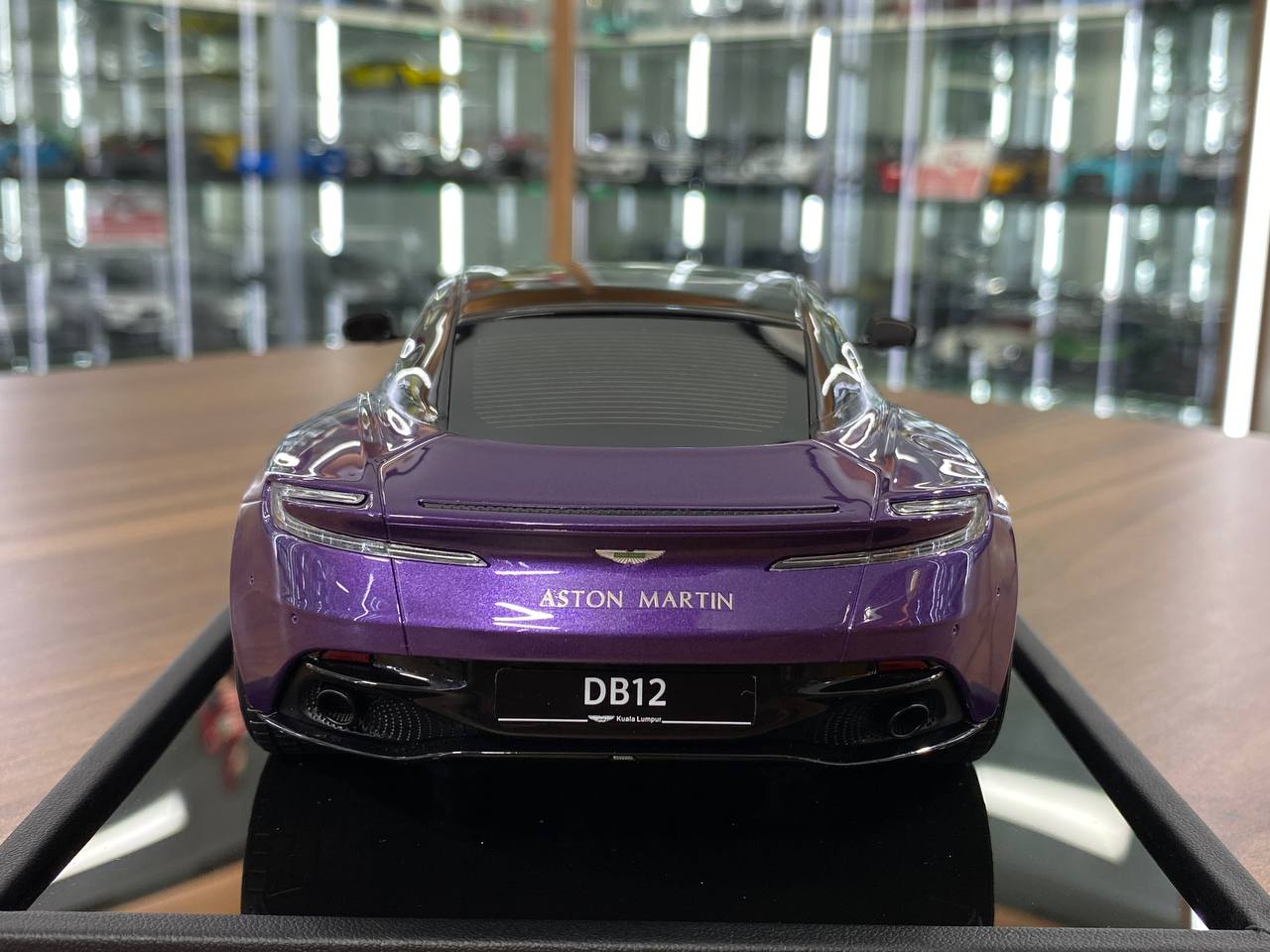 1/18 Resin Aston Martin DB12 Coupe – MotorHelix Digital Violet - Limited 99pcs