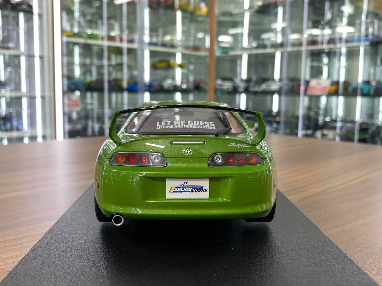 1/18 Diecast Toyota Supra MK4 (A80) Solido Works 1993 Green / black