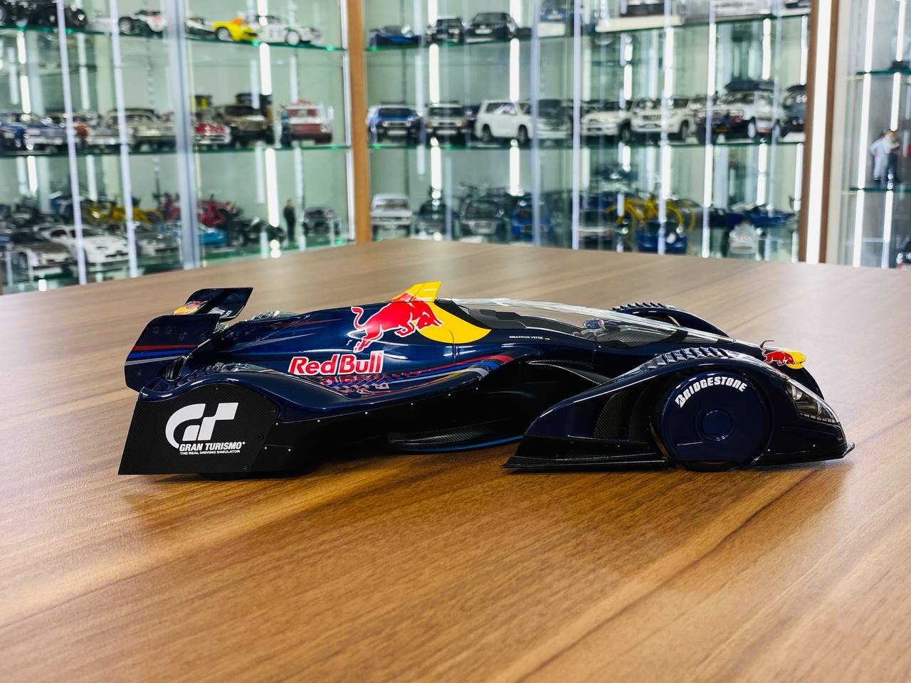 1/18 diecast model Autoart Grand turismo Red Bull x2010 Blue