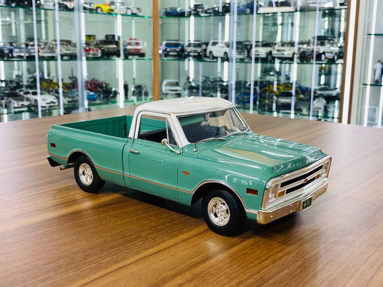 GMP 1:18 Chevrolet C-10 Pick-Up Truck Sunoco Année De Construction 1967 Bleu 1807211 GMP 1:18 Chevrolet C-10 Pick-Up Truck Sunoco Année De Construction 1967 Bleu 1807211