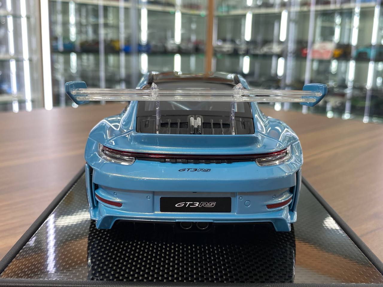 1/18 Resin Timothy & Pierre Porsche 911 GT3 RS (992.1) Mirage Chrome Blue Limited Edition: 20 pcs