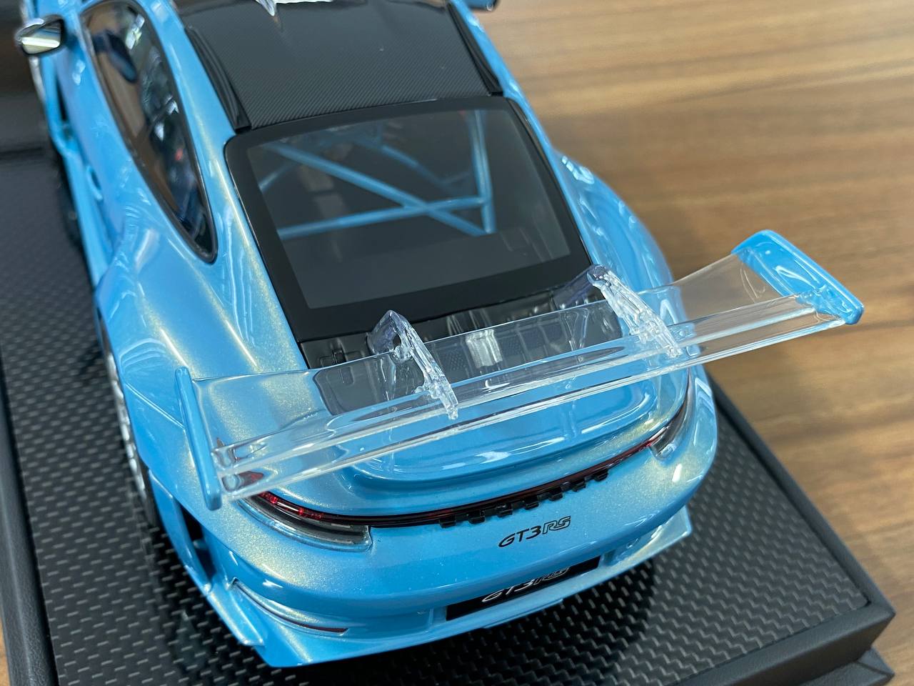1/18 Resin Timothy & Pierre Porsche 911 GT3 RS (992.1) Mirage Chrome Blue Limited Edition: 20 pcs