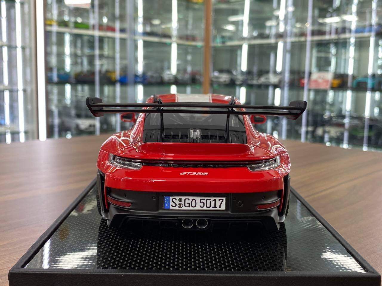 1/18 Resin Timothy & Pierre Porsche 911 GT3 RS (992.1)  Salzburg Livery / red rim Limited Edition: 25 pcs