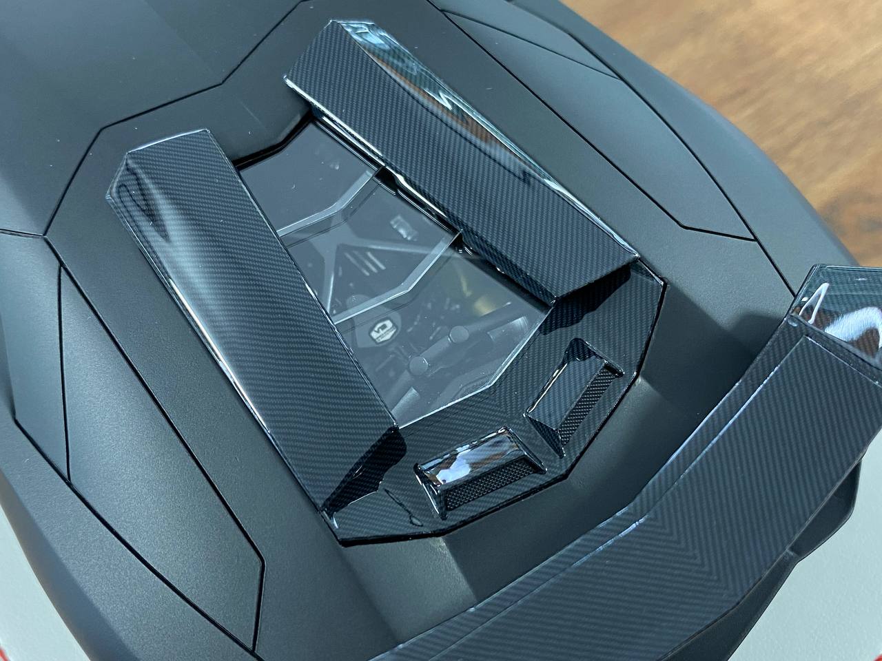 1/18 Resin Lamborghini AVENTADOR Novitec TORADO by Davis & Giovanni in Matt Black , ADV1 rim Limited- 1 of 1