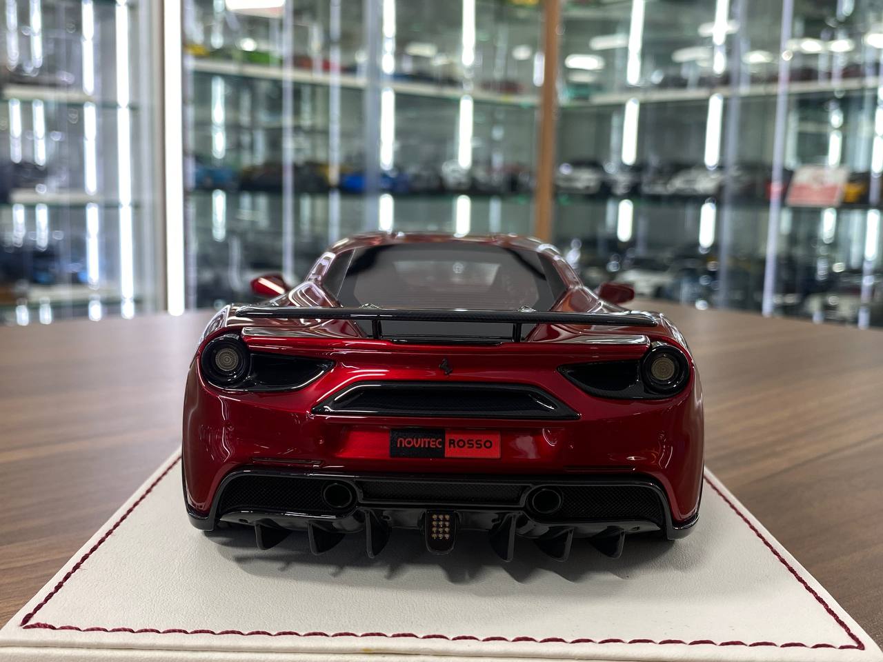 1/18 Resin Ferrari 488 GTB NOVITEC ROSSO Chrome Red by Davis & Giovanni Limited 10 pcs