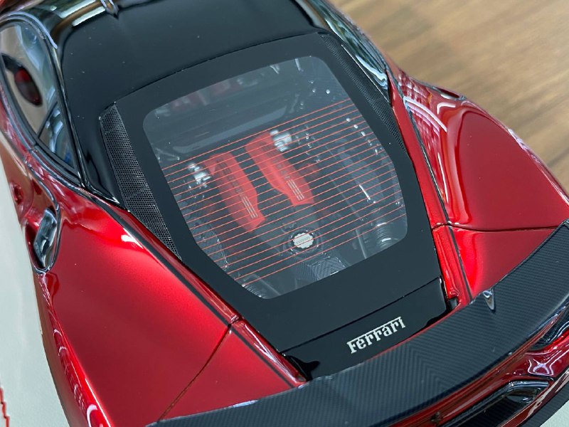 1/18 Resin Ferrari 488 GTB XX Novitec Rosso | Davis & Giovanni | Limited 8 pcs | Chrome Red