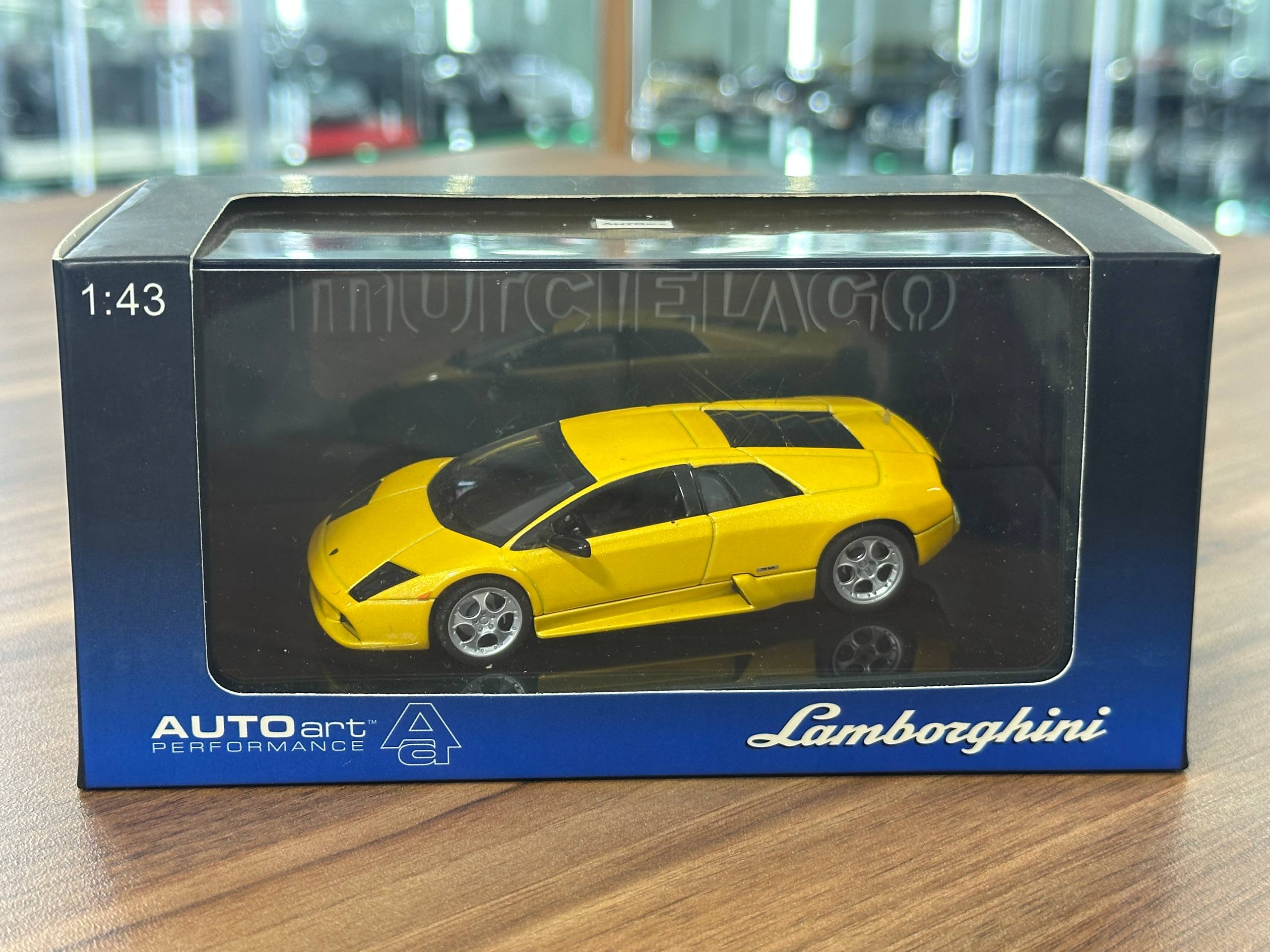 1/43 Diecast Model Lamborghini Murciélago Metallic Yellow
